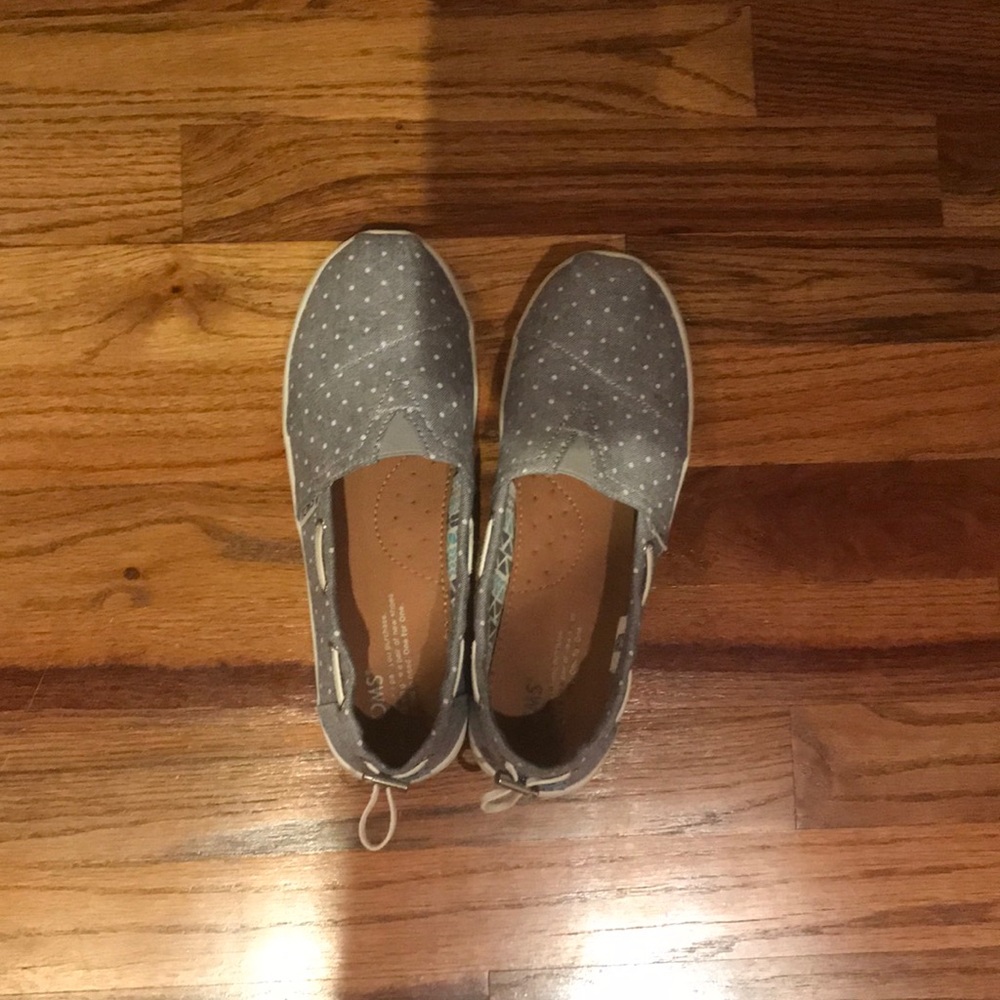 Polka Dot Toms size 5